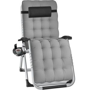 Sun Lounger Cloud - folding, adjustable backrest and footrest