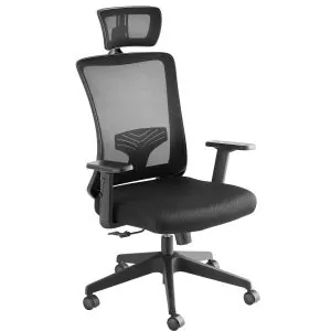 Office Chair Phoebe - ergonomic shape, lumbar support, adjustable headrest