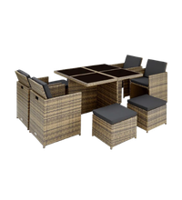 Cut-out image of a rattan chair set